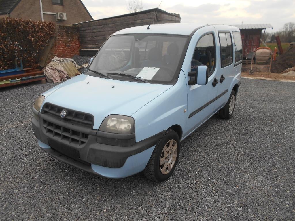 FIAT DOBLO 1.3 BENZINE MULTISPACE 1500 EURO GEKEURD, Autos, Fiat, Achat, Doblo, Entreprise, Boîte manuelle