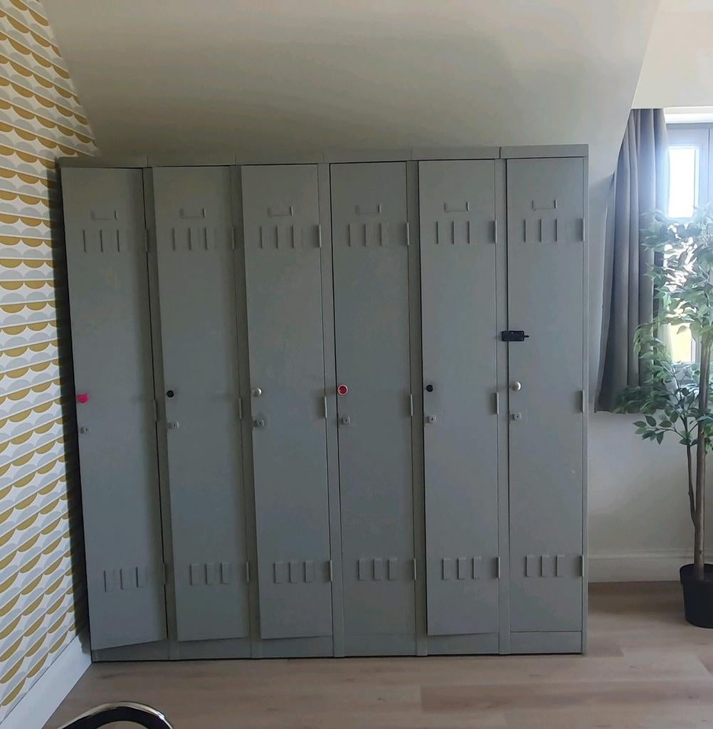 Lockers kleerkast, Huis en Inrichting, Kasten | Lockerkasten, Ophalen, Gebruikt, Stoer, vintage, origineel