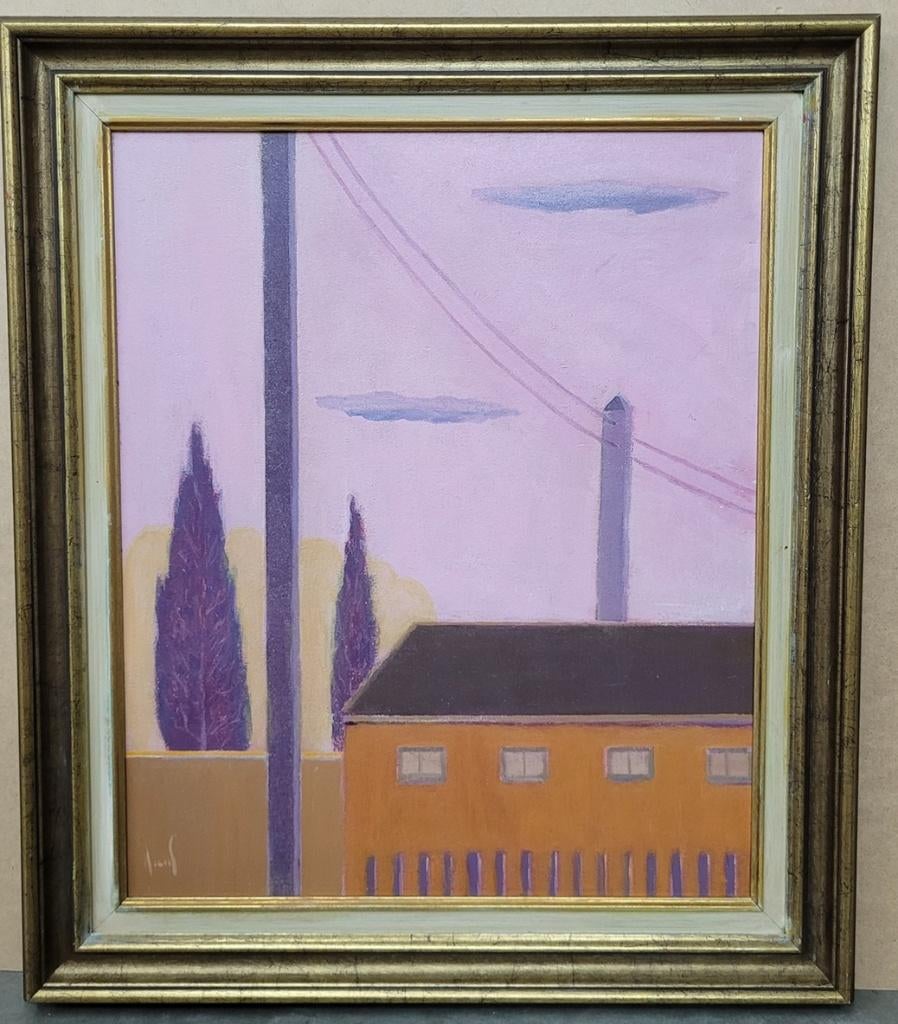 Robert ARENS, Hoogspanning, Antiquités & Art, Art | Peinture | Classique, Enlèvement ou Envoi