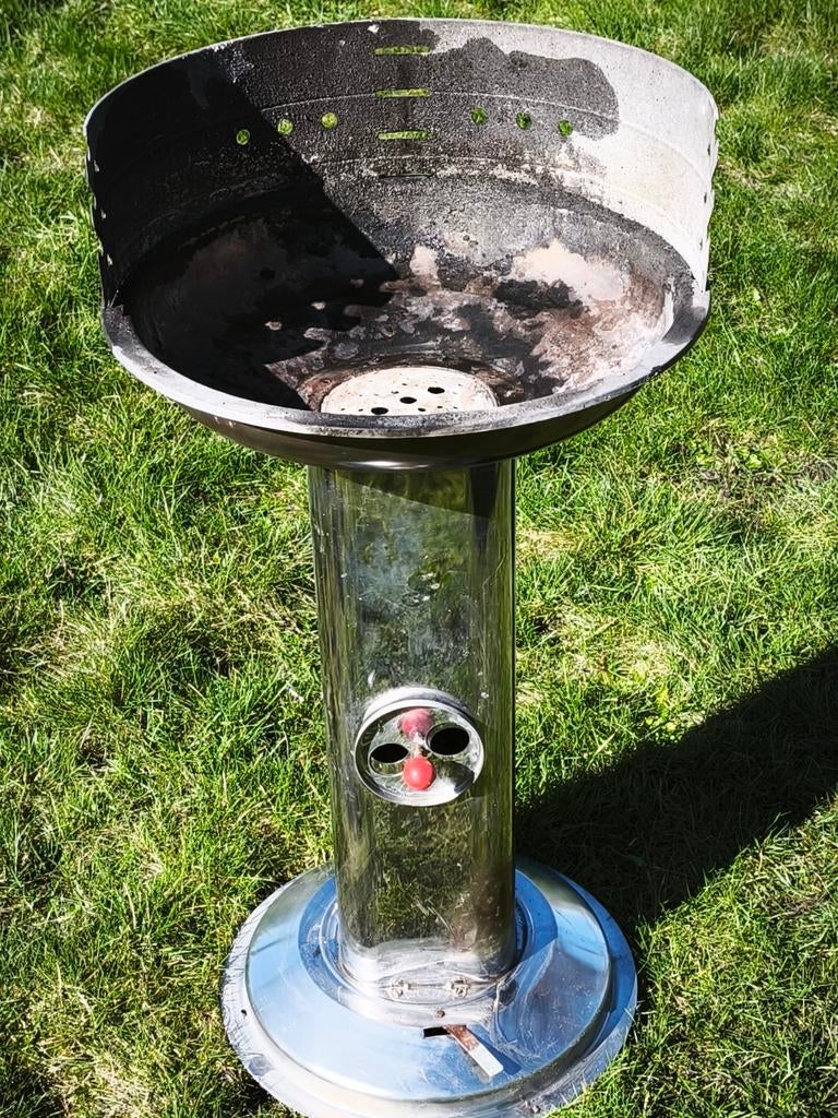 Barbecue colonne en Inox - allumage rapide, Enlèvement ou Envoi, Utilisé