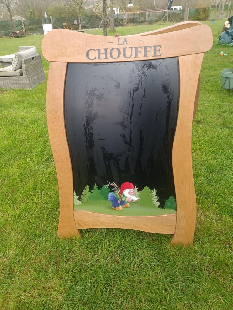 La Chouffe Stoepbord, Verzamelen, Ophalen