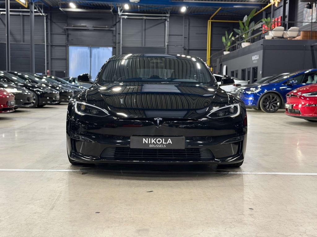 Tesla Model S PLAID - FULL SELF DRIVING ACTIVE - 1020HP - 21, Auto's, Tesla, Automaat, 75 kW, Gebruikt, Leder