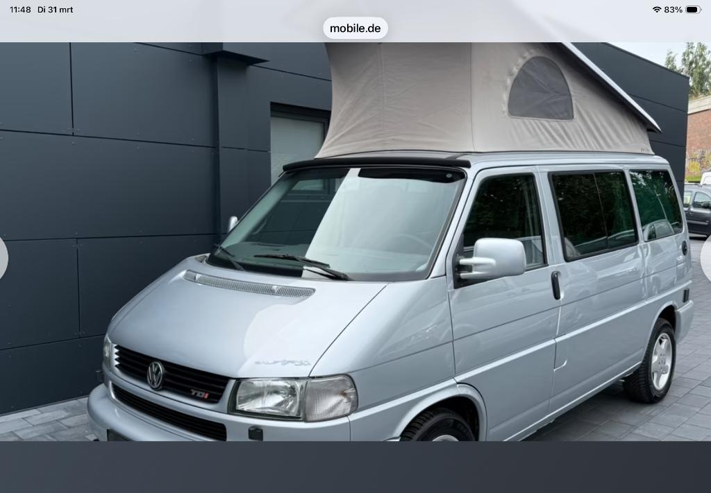 Gezocht vw t4 california, Caravanes & Camping, Particulier