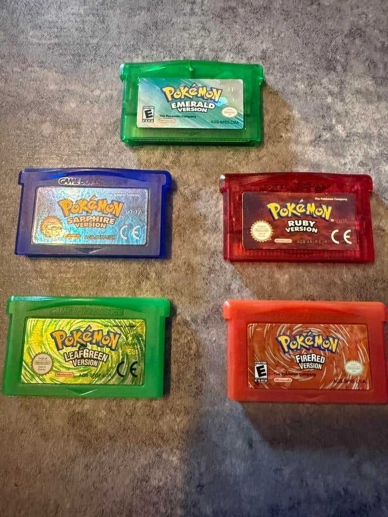 Pokemon Games - Gameboy Advance, Games en Spelcomputers, Games | Nintendo Game Boy, Ophalen, Gebruikt, Overige genres, 1 speler