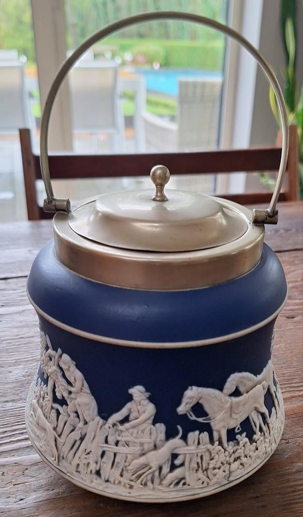 Pot à biscuits en céramique des années 1930, Antiquités & Art, Enlèvement ou Envoi