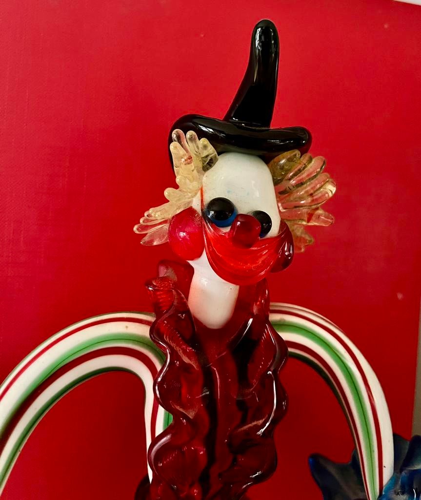 Murano  clown 28 cm, Ophalen