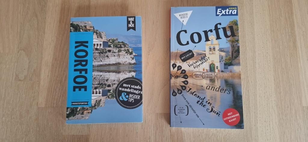 2 reisgidsen Corfu, Boeken, Reisgidsen, Ophalen, Gelezen, Europa, Reisgids of -boek