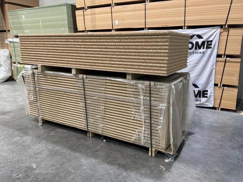 Unilin partij tand/groef spaanderplaat-mezzaninevloer, Zakelijke goederen