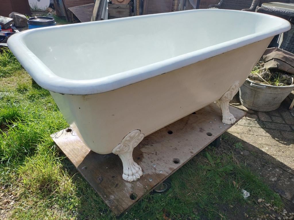 Bad badkuip vintagebad vrijstaand bad, Enlèvement, Utilisé, Avec baignoire