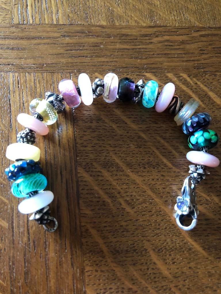 Originele bedelarmband - Trollbeads (lees omschrijving aub), Bijoux, Sacs & Beauté, Enlèvement, Neuf