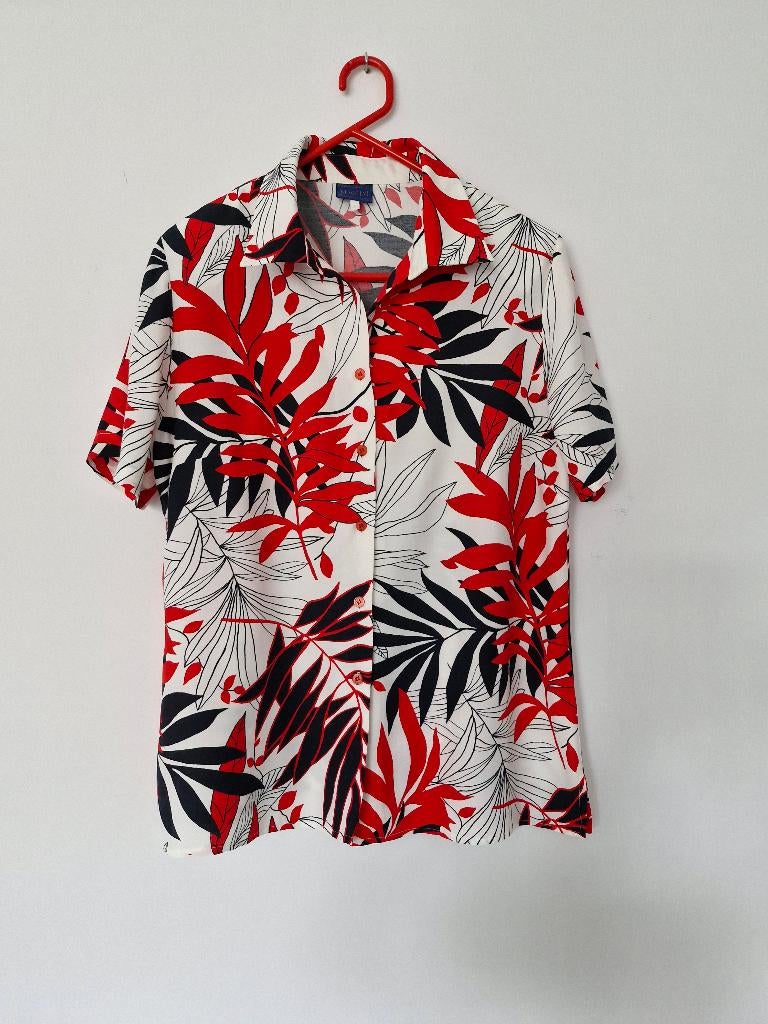 Blouse met korte mouwen Biaggini maat 44, Kleding | Dames, Blouses en Tunieken, Maat 42/44 (L), Ophalen of Verzenden