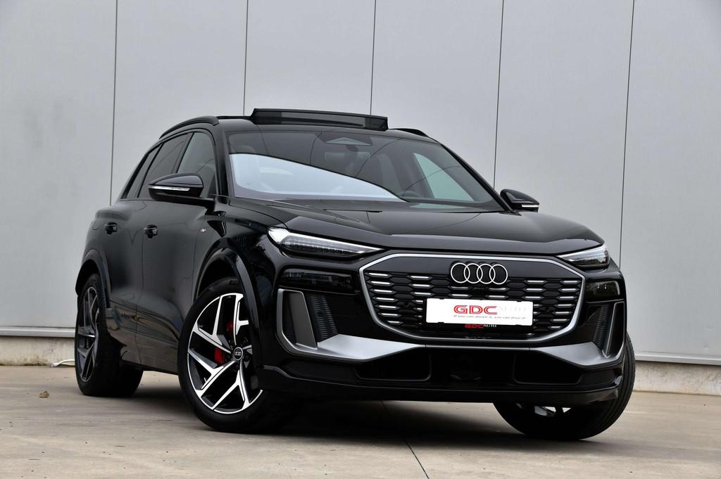 Audi Q6 e-tron Q6 e-Tron S line I Pano I B&O I Airsus I Trek, Auto's, Audi, Gebruikt, Zwart, https://public.car-pass.be/vhr/9cae1f71-6899-4415-ad2b-dfd8e45f2db5