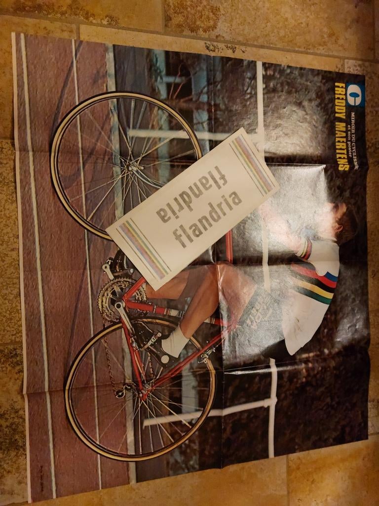 Poster van Freddy Maertens, Ophalen of Verzenden