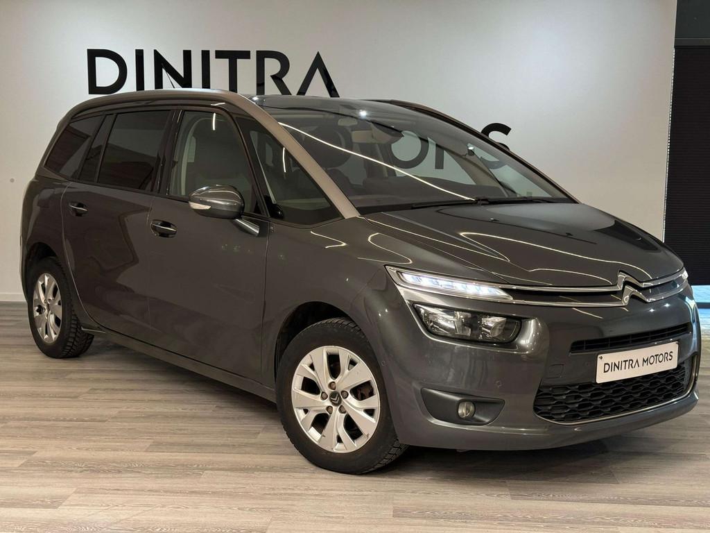 Citroen C4 Picasso 1.6i Intensive - 7zit/Pano/Camera/Cruise/, Euro 5, Stof, Gebruikt, Zwart
