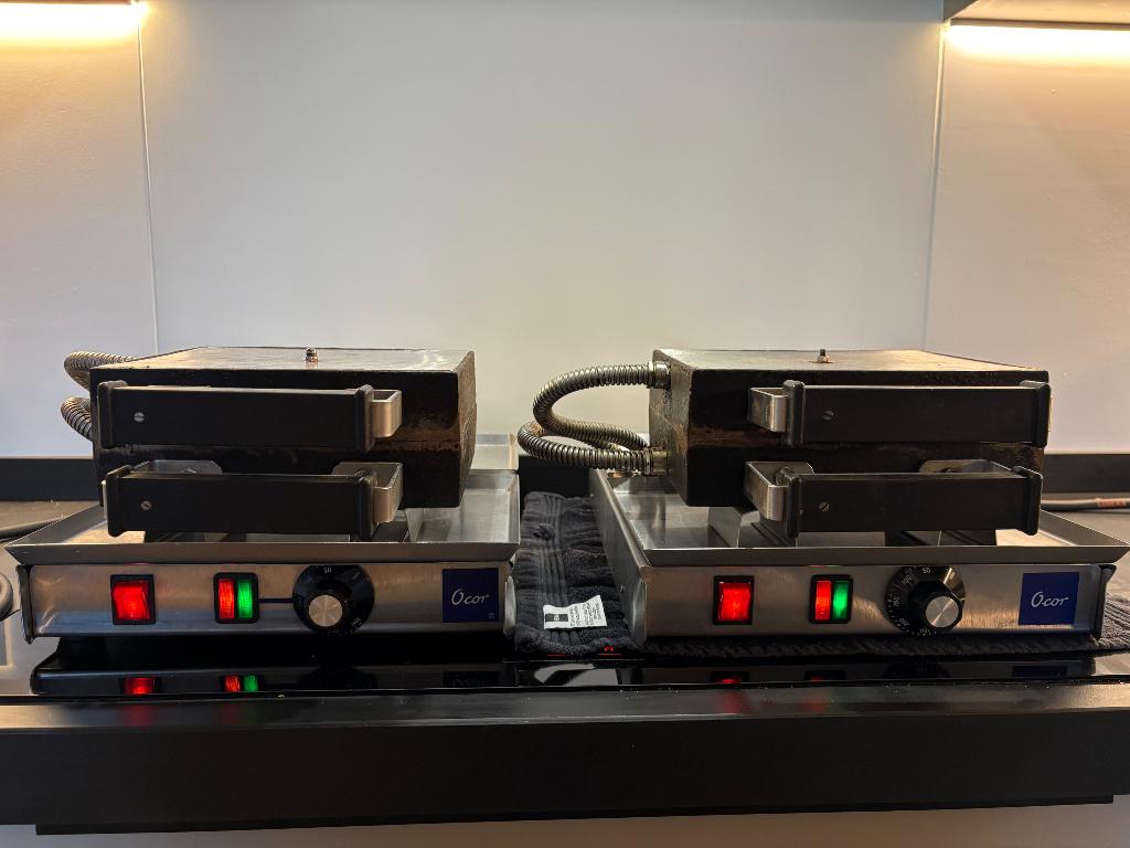 Professionele wafelijzers Ocor, Zakelijke goederen, Ophalen, Brood en Banket