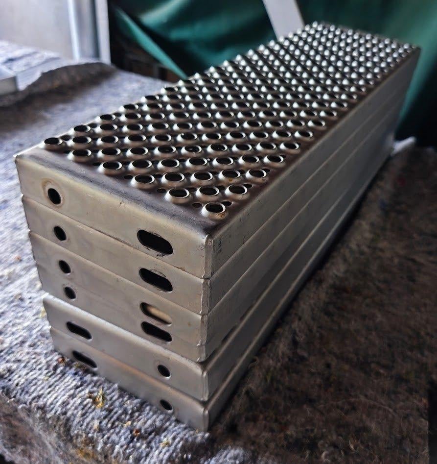 marches d'escalier Perfo Grip, acier inoxydable 1x5 pièces, Bricolage & Construction, Enlèvement ou Envoi, Neuf, Escalier