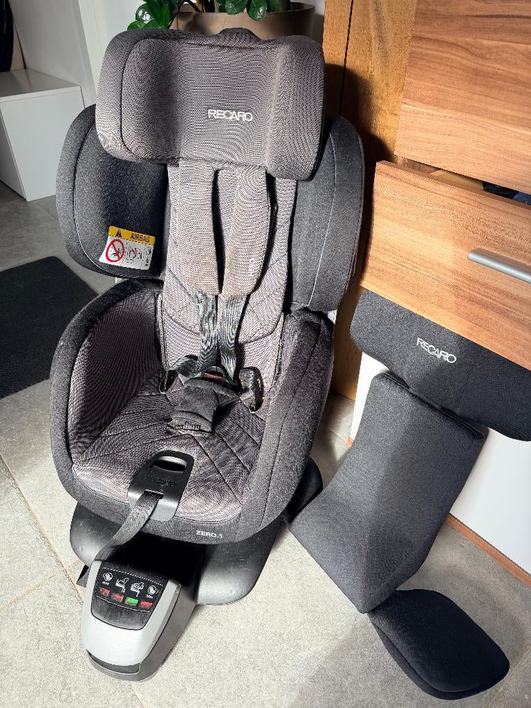 Siège auto pivotant Recaro Zero.1 ISOFIX – Groupe 0+/1, Enfants & Bébés, Autres marques, 0 à 18 kg, Protection latérale, Enlèvement