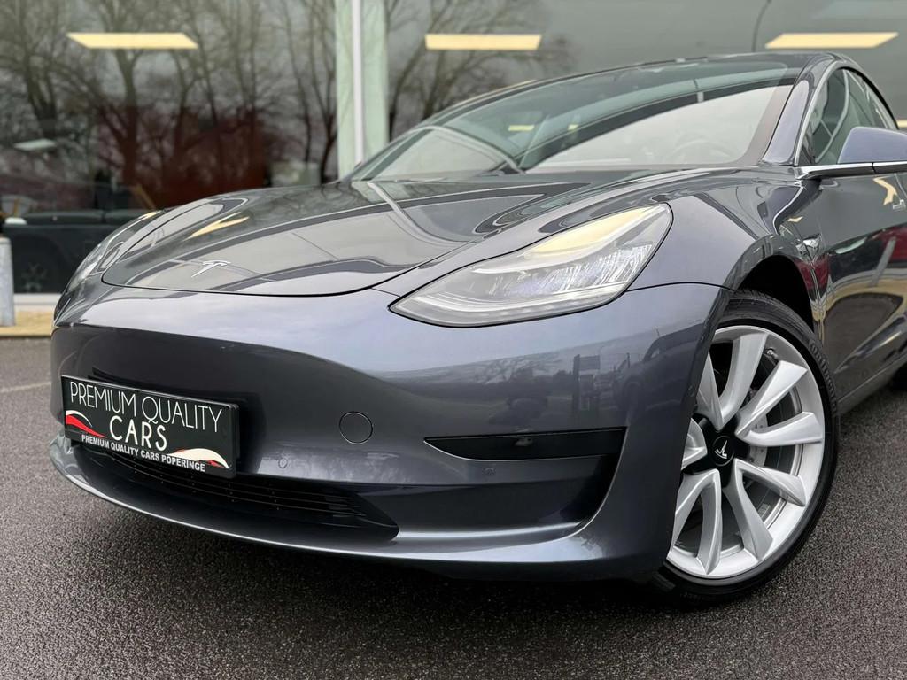 Tesla Model 3 BTW AFTREKB / NAVIGATIE / ZETELVRWM / CAMERA /, Auto's, Tesla, Automaat, Gebruikt, Leder, 5 deurs