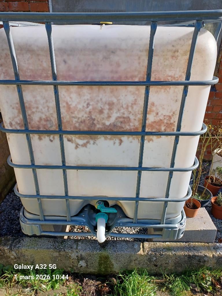 Cuve 1000l, Enlèvement