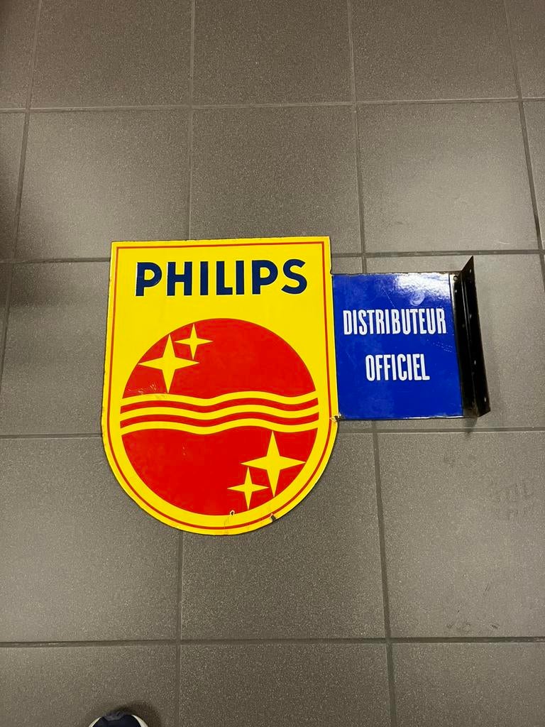 Assiette Philips en émail, Collections, Marques & Objets publicitaires, Enlèvement ou Envoi, Comme neuf