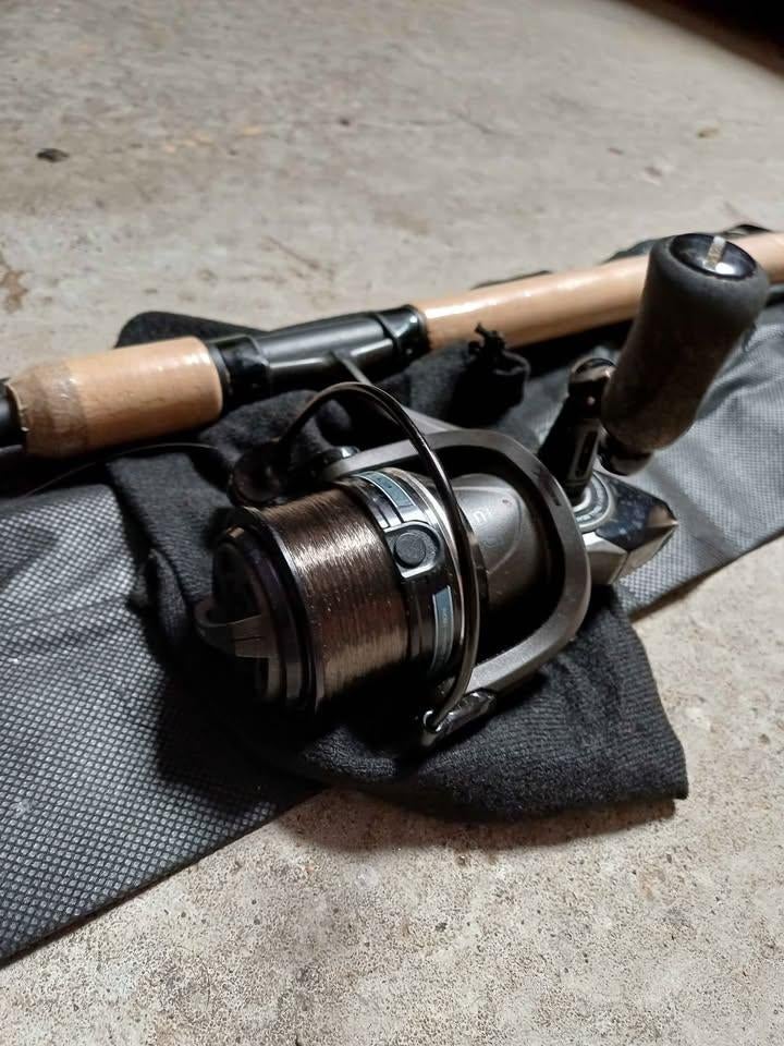 sonik barbel hengel  en molen, Enlèvement, Comme neuf, Moulinet