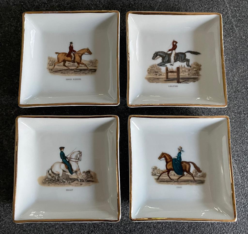 4 kleine aperitiefschaaltjes porcelaine de paris, Antiek en Kunst, Ophalen