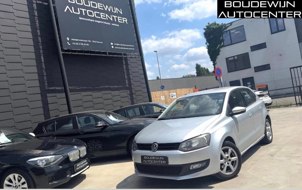Volkswagen Polo 1.2Benzine 2011 155.xxxkm/Carplay,Android,.., Voorwielaandrijving, Stof, Zwart, Electronic Stability Program (ESP)