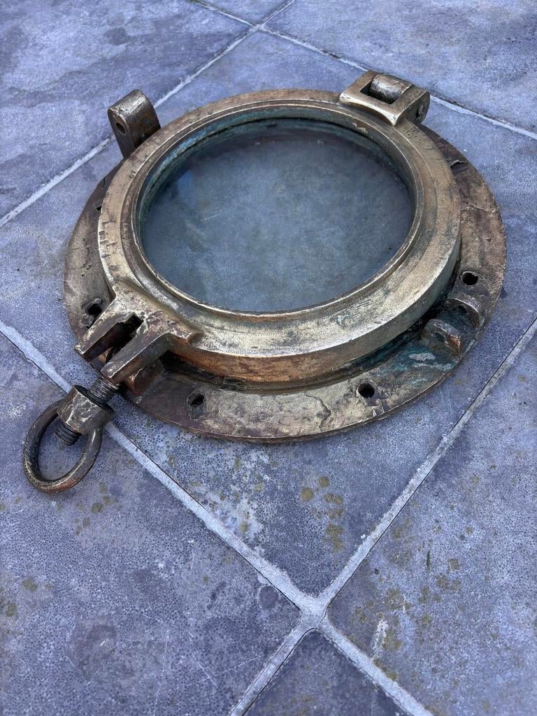 Antieken patrijspoort, Verzamelen, Scheepvaart, Ophalen, Gebruikt