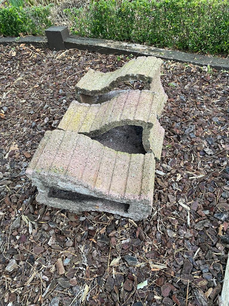 3 gratis sierstenen tuin, Tuin en Terras, Ophalen, Steen, Gebruikt, Overige vormen