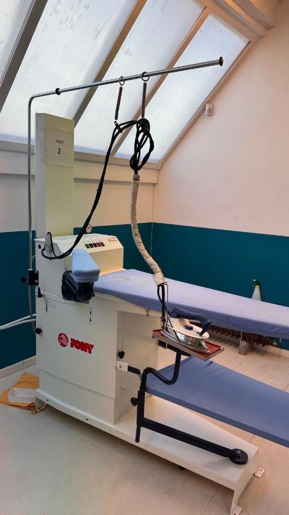 PONY pro strijkpers met stoomketel, Ophalen