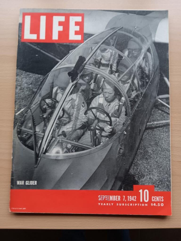 Us ww2 LIFE GLIDER, Ophalen of Verzenden