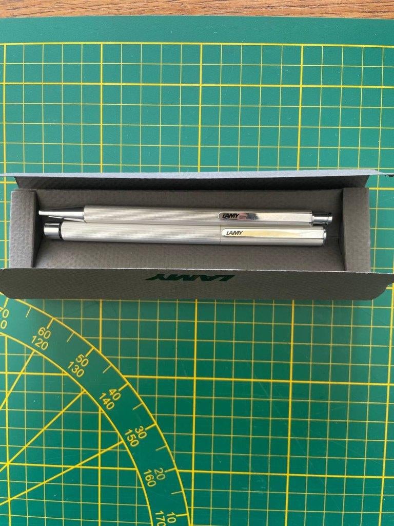 Lamy Linea Fountain (MK nib) & Ballpoint set, Verzamelen, Pennenverzamelingen, Ophalen of Verzenden