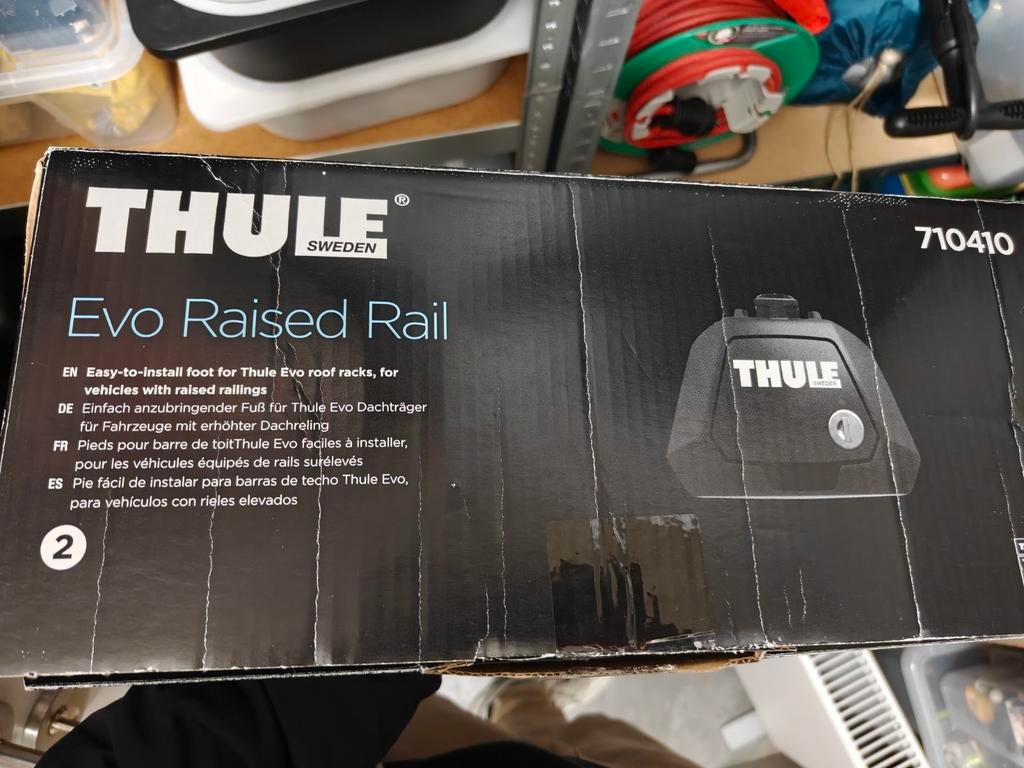 Thule Evo Raised Rail, Ophalen of Verzenden, Gebruikt