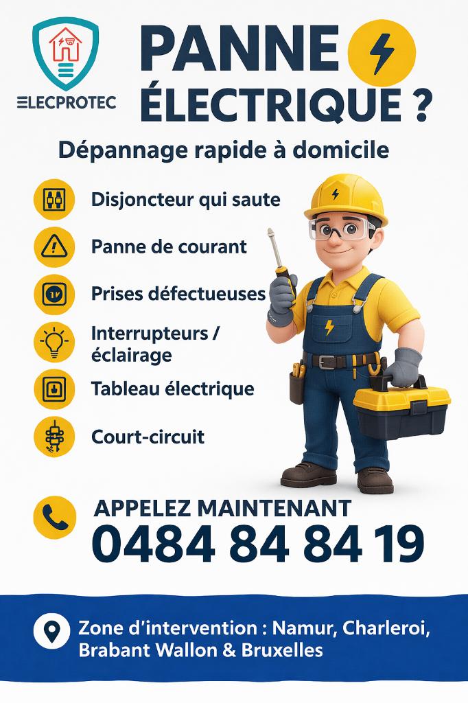 Dépannage électricité, Service 24h/24