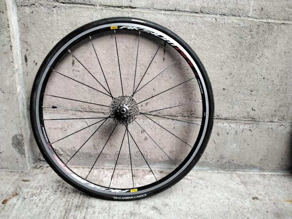 Achterwiel Mavic Aksium 700c + Ultegra 10v + GP5000, Fietsen en Brommers, Fietsonderdelen, Ophalen of Verzenden, Band