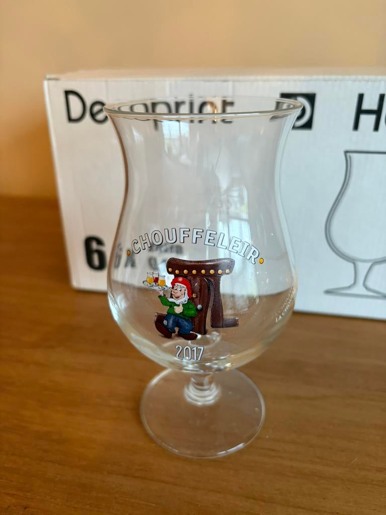 6 verres de chouffeleir 2017 la chouffe, Enlèvement ou Envoi, Comme neuf
