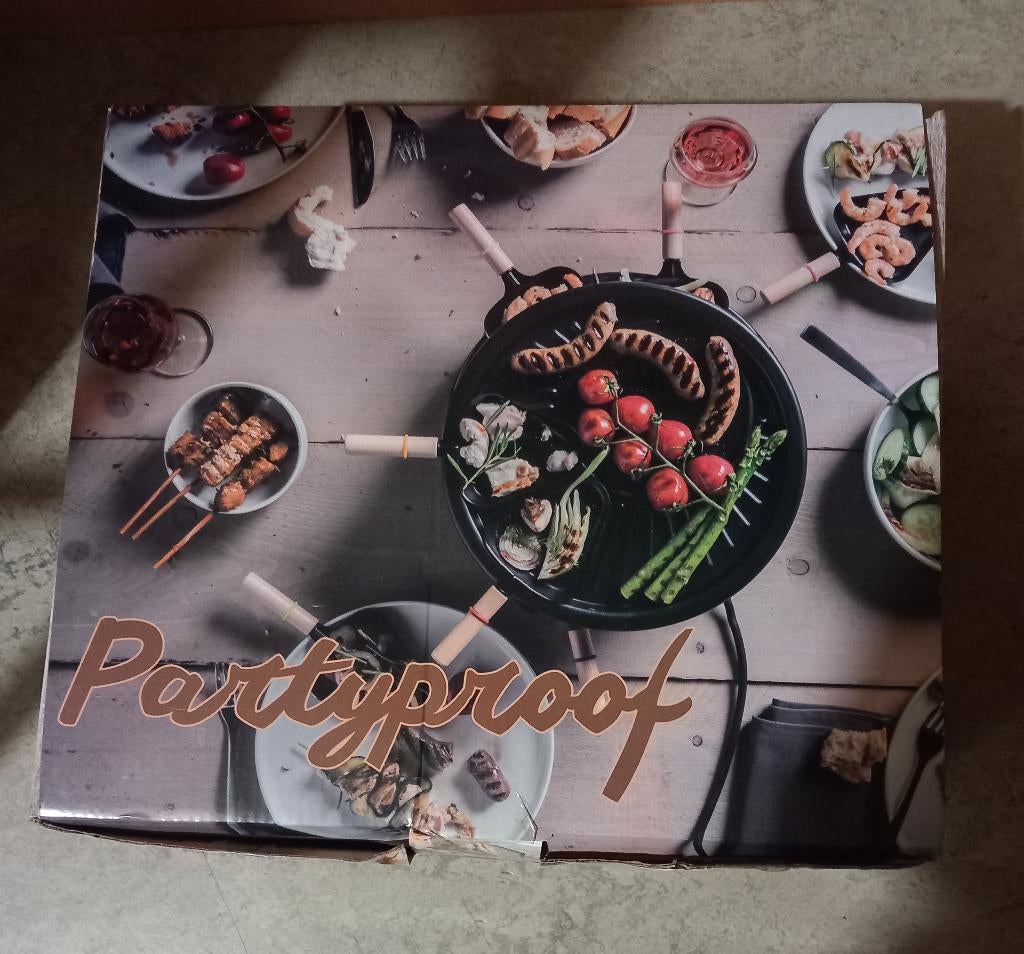 Raclette Grill & Mini-Crêpe, Electroménager, Enlèvement, Neuf, 8 personnes et plus