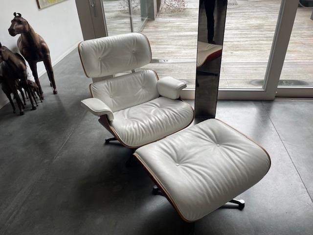 Eames Lounge Chair & Ott Vitra, Maison & Meubles, Fauteuils, Enlèvement, Comme neuf