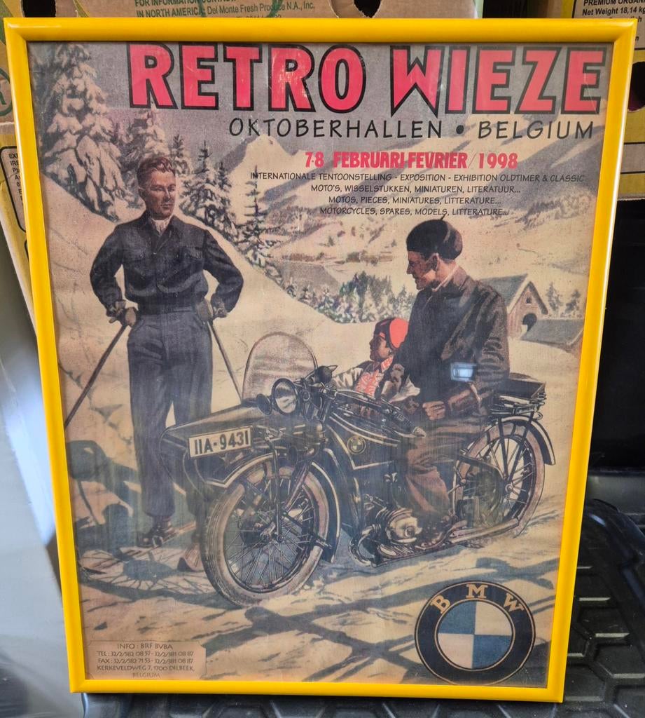 Moto Retro Wieze qui s'est tenu en Belgique en 1998, Enlèvement