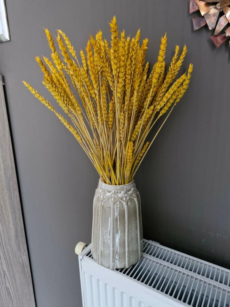 Mooie decoratie vazen met namaak bloemen en droogbloemen, Ophalen, Zo goed als nieuw