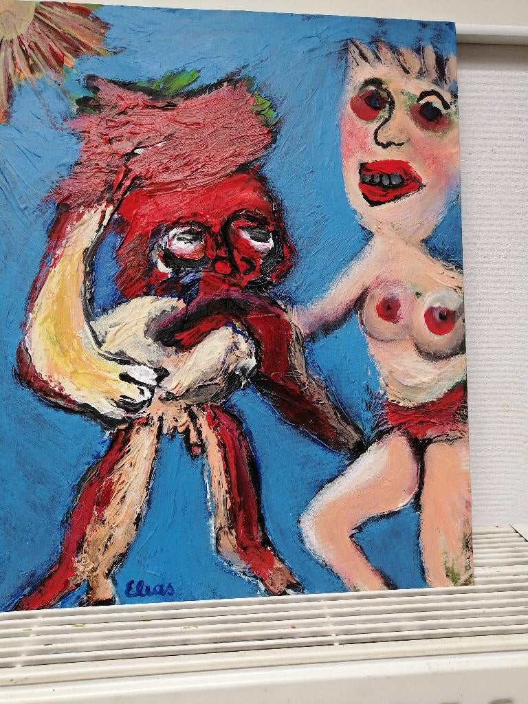 ORIGINELE SCHILDERIJ VAN ETIENNE ELIAS, Ophalen