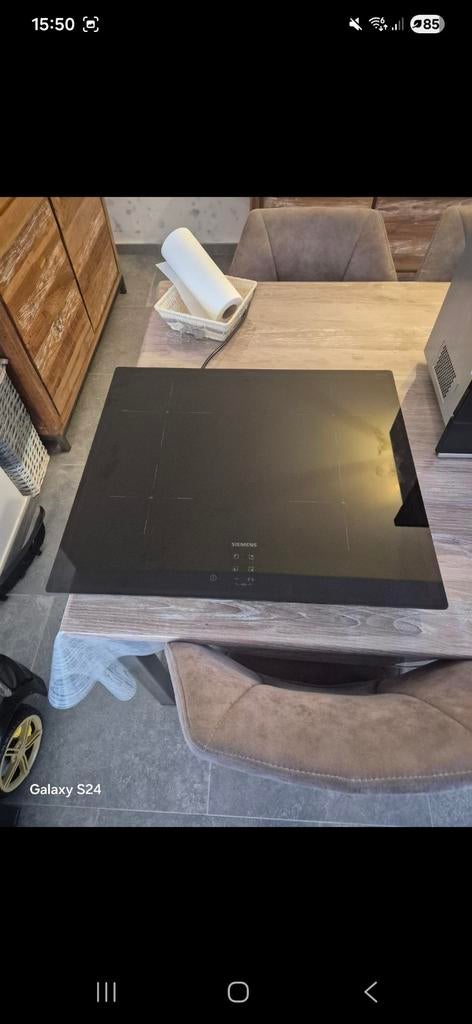 Nieuwe keramische kookplaat van Siemens, Elektronische apparatuur, Ophalen, Nieuw, Energieklasse A of zuiniger, Inbouw