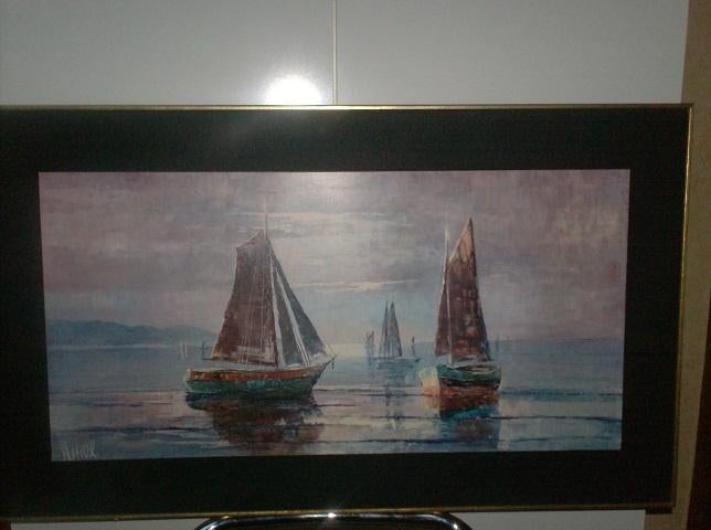 KADER SEEGELBOOTE, Antiquités & Art, Art | Peinture | Classique, Enlèvement