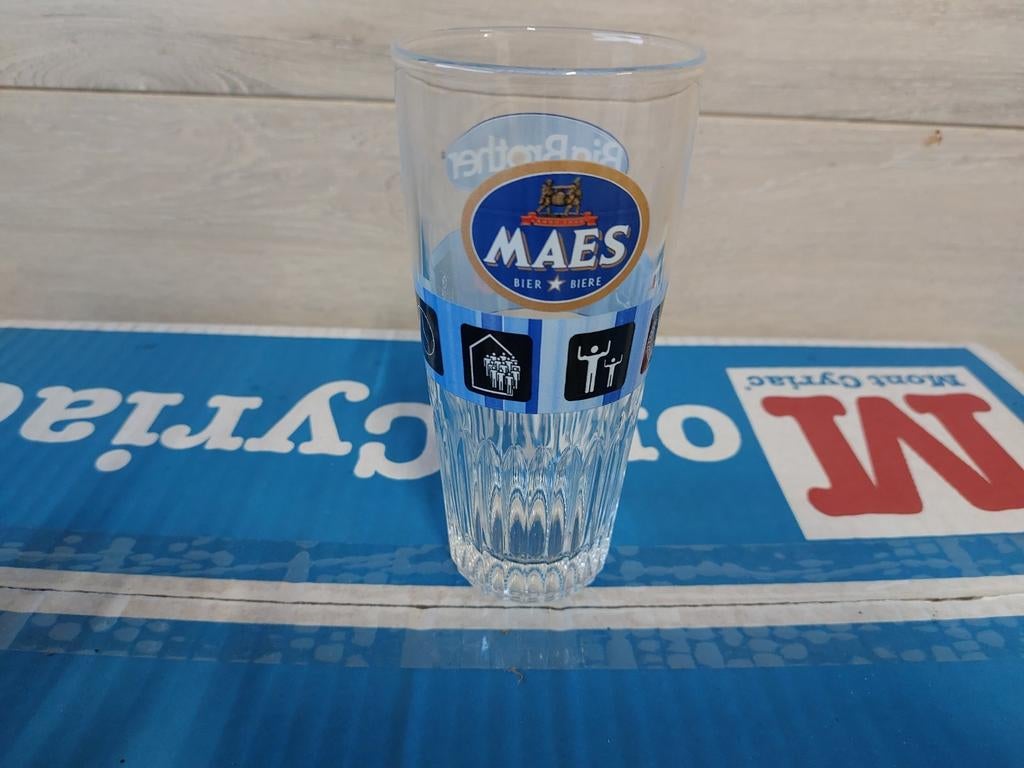 Verre à bière Alken Maes Big Brother, Collections, Marques de bière, Enlèvement ou Envoi, Comme neuf, Verre ou Verres, Autres marques