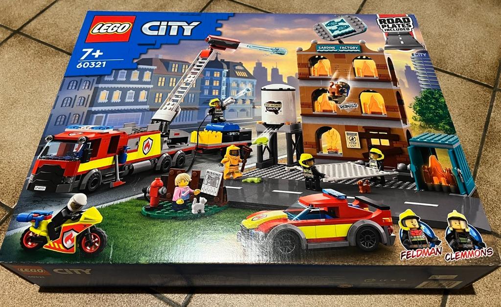 Lego City 60321 - Fire Brigade, Ophalen of Verzenden, Nieuw, Complete set, Lego