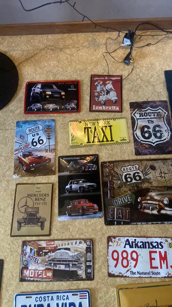 Tekstborden auto, Ophalen, Zo goed als nieuw