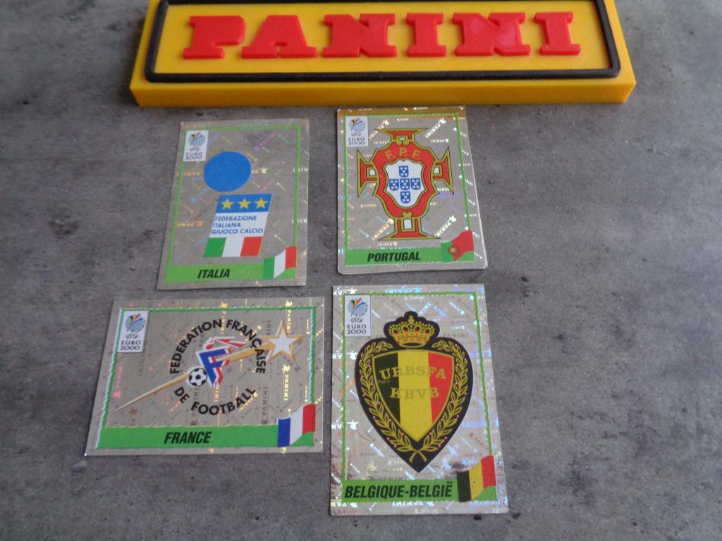 PANINI FOOTBALL STICKERS EURO 2000 Emblèmes du Championnat d, Enlèvement ou Envoi