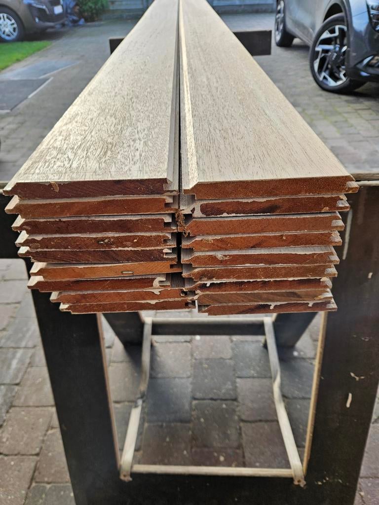 Meranti planchetten met grondlaag ( mooie planchetten ), Doe-het-zelf en Bouw, Ophalen