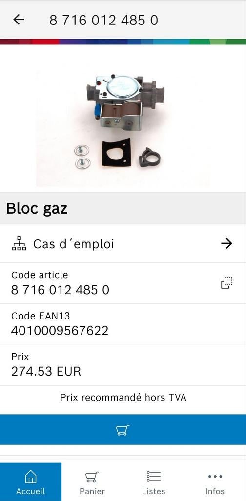 Bloc Gaz Junkers/Bosch 87160124850 (100 % neuf), Enlèvement ou Envoi, Neuf