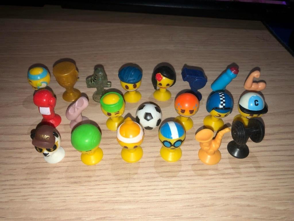 Emojis Aldi, Collections, Jouets miniatures, Comme neuf, Envoi